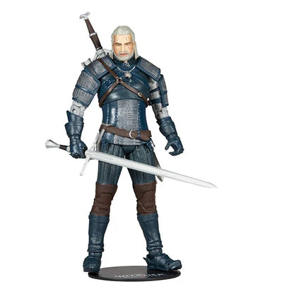 Witcher: Geralt of Rivia (Viper Armor: Teal Dye) - Actionfigur - 18 cm