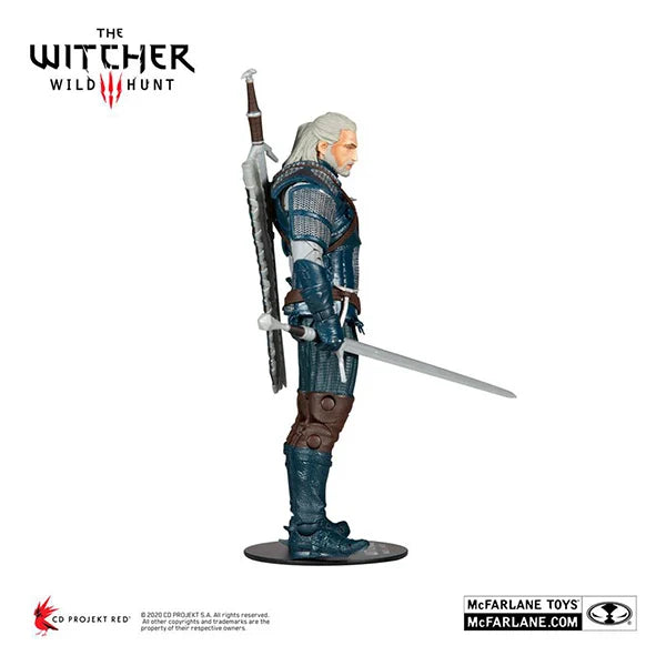 Witcher: Geralt of Rivia (Viper Armor: Teal Dye) - Actionfigur - 18 cm