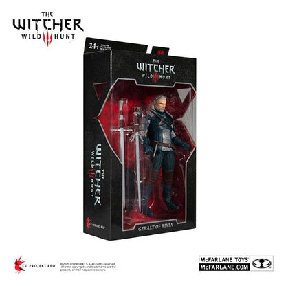 Witcher: Geralt of Rivia (Viper Armor: Teal Dye) - Actionfigur - 18 cm
