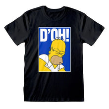 Die Simpsons: Homer D´oh - Schwarz - T-Shirt