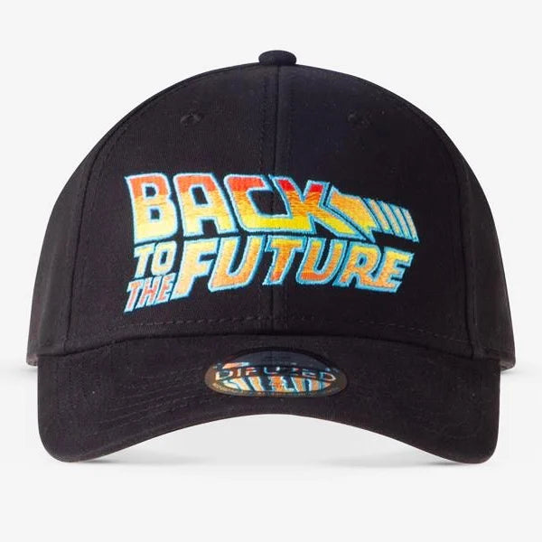 Back to the Future: BTTF Logo - Schwarz - Baseball Cap