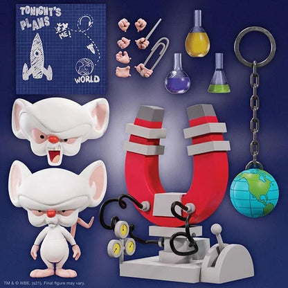 Animaniacs: Brain - Ultimates Actionfigur - 18 cm