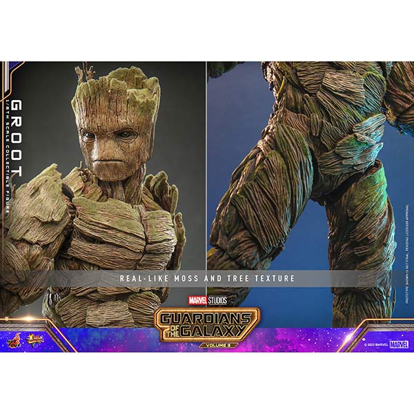 Hot Toys: Guardians of the Galaxy Vol. 3 - Movie Masterpiece - Groot - Actionfigur 1/6 - 32 cm