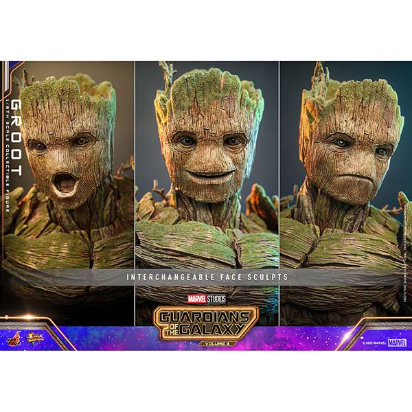 Hot Toys: Guardians of the Galaxy Vol. 3 - Movie Masterpiece - Groot - Actionfigur 1/6 - 32 cm