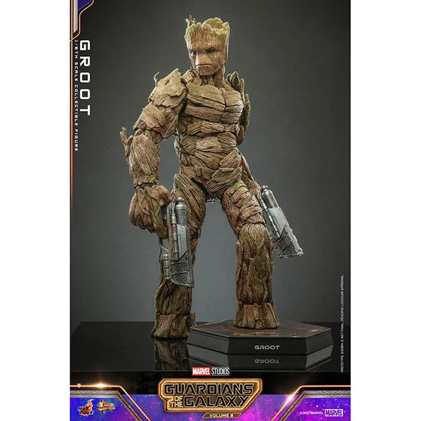 Hot Toys: Guardians of the Galaxy Vol. 3 - Movie Masterpiece - Groot - Actionfigur 1/6 - 32 cm