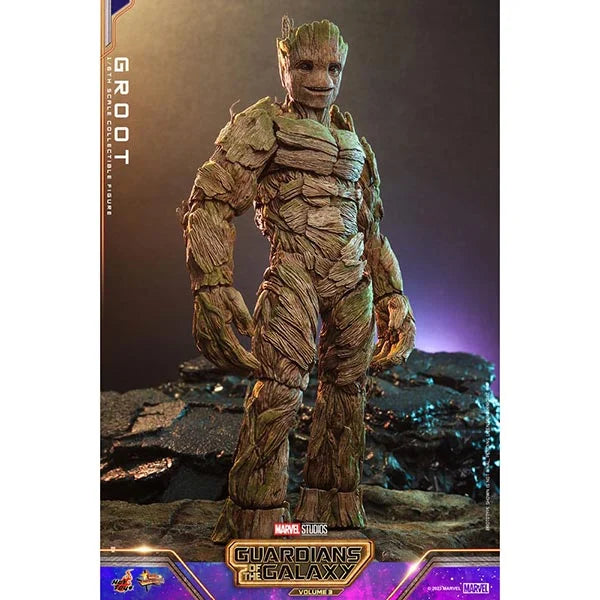Hot Toys: Guardians of the Galaxy Vol. 3 - Movie Masterpiece - Groot - Actionfigur 1/6 - 32 cm