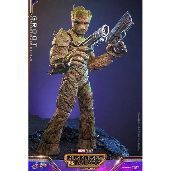 Hot Toys: Guardians of the Galaxy Vol. 3 - Movie Masterpiece - Groot - Actionfigur 1/6 - 32 cm
