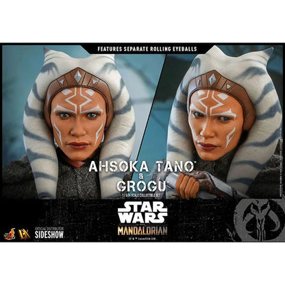 Hot Toys: Star Wars - The Mandalorian - Ahsoka Tano & Grogu - Actionfiguren Doppelpack 1/6 - 29 cm