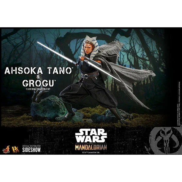 Hot Toys: Star Wars - The Mandalorian - Ahsoka Tano & Grogu - Actionfiguren Doppelpack 1/6 - 29 cm
