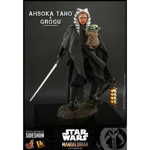 Hot Toys: Star Wars - The Mandalorian - Ahsoka Tano & Grogu - Actionfiguren Doppelpack 1/6 - 29 cm
