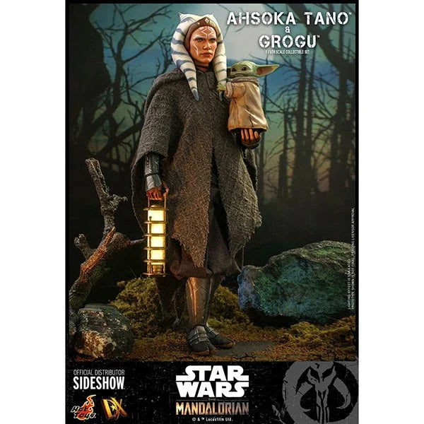 Hot Toys: Star Wars - The Mandalorian - Ahsoka Tano & Grogu - Actionfiguren Doppelpack 1/6 - 29 cm