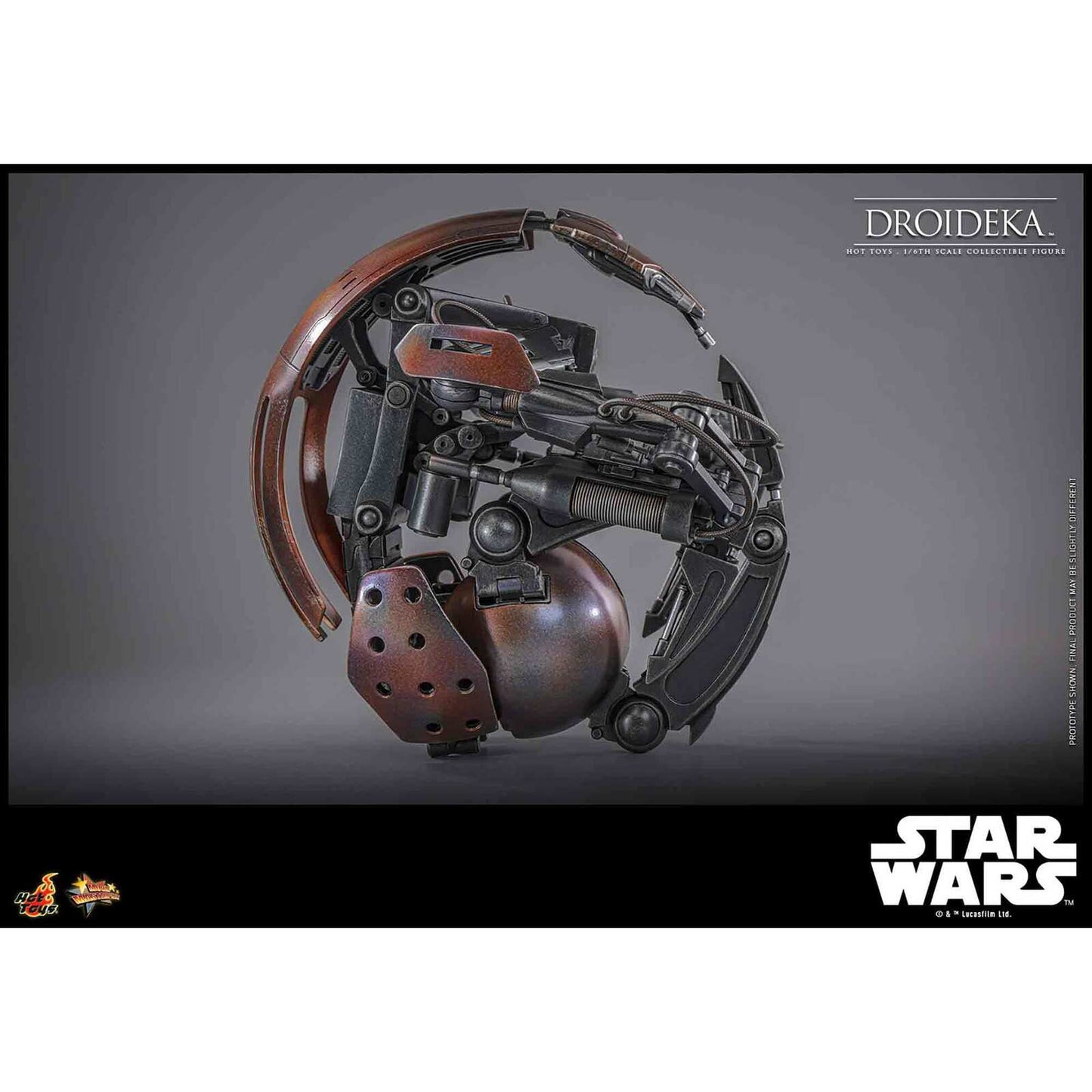 Hot Toys: Star Wars - Droideka (Episode I) - Movie Masterpiece - Actionfigur 1/6 - 27 cm