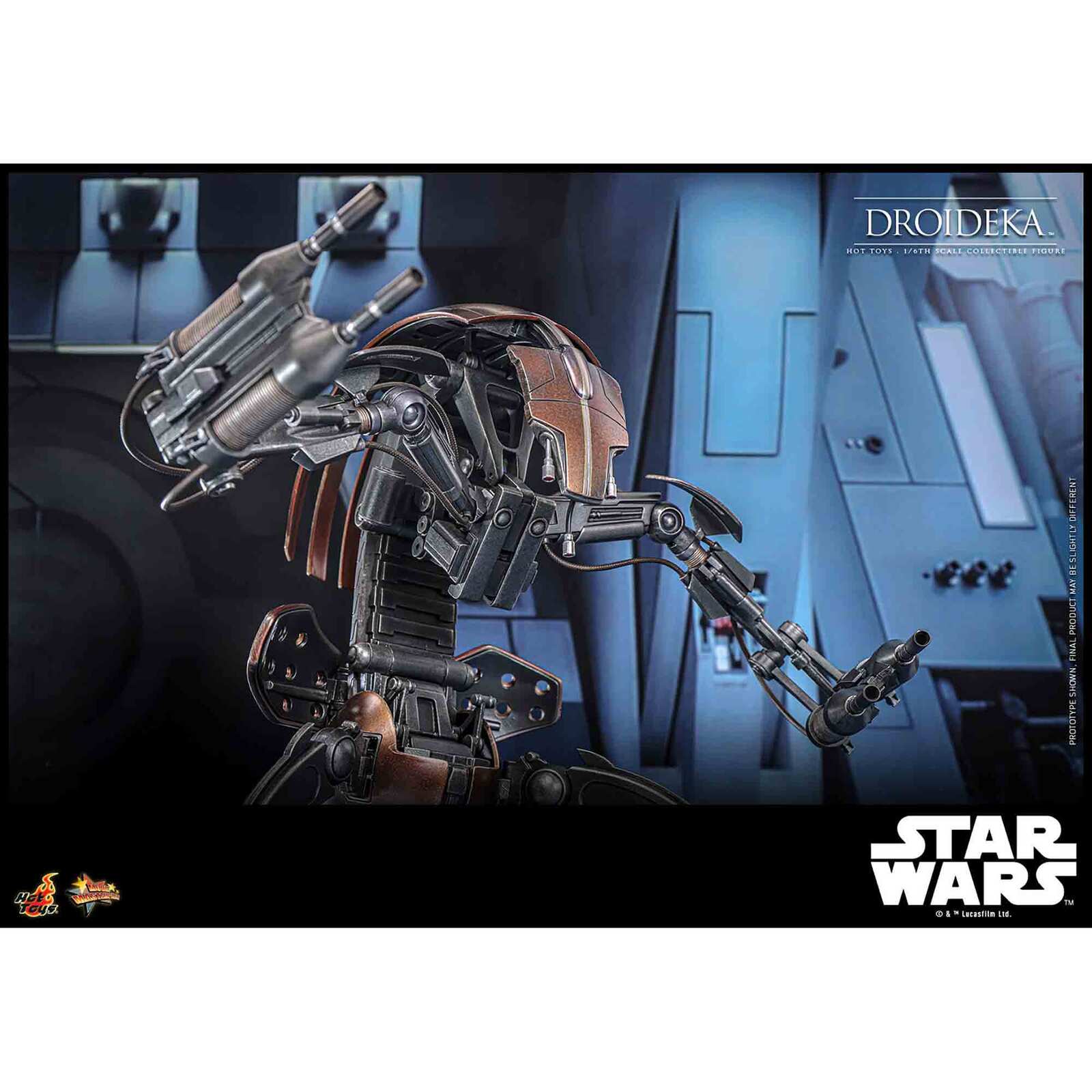 Hot Toys: Star Wars - Droideka (Episode I) - Movie Masterpiece - Actionfigur 1/6 - 27 cm