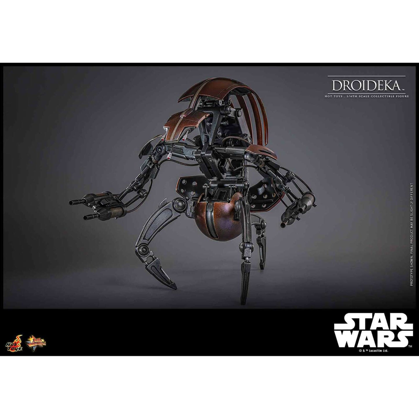 Hot Toys: Star Wars - Droideka (Episode I) - Movie Masterpiece - Actionfigur 1/6 - 27 cm