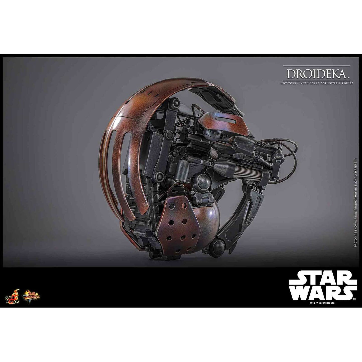 Hot Toys: Star Wars - Droideka (Episode I) - Movie Masterpiece - Actionfigur 1/6 - 27 cm
